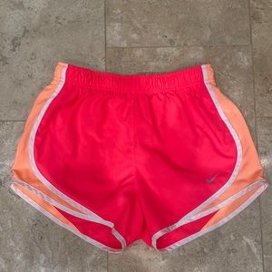 Hot pink Nike shorts
